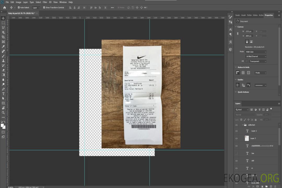 Vérification du magasin Nike template